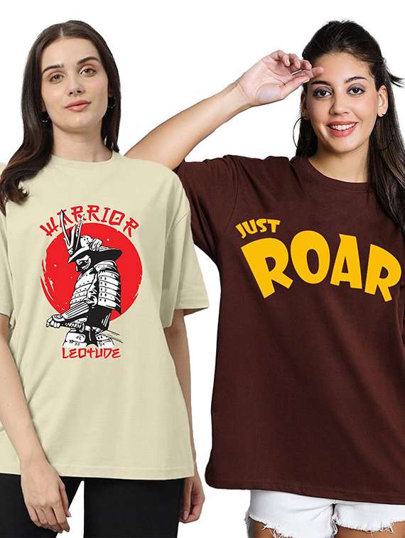 women pack of 2 short sleeve t-shirt