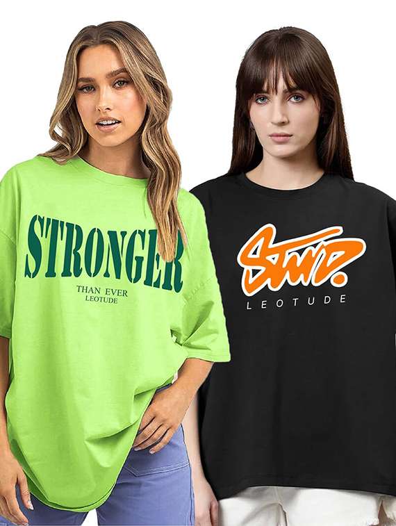 women pack of 2 short sleeve t-shirt