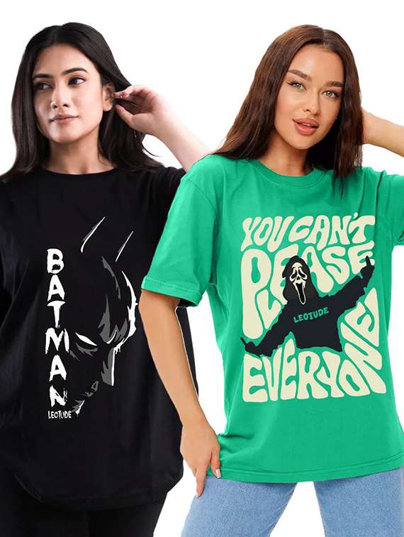 women pack of 2 short sleeve t-shirt