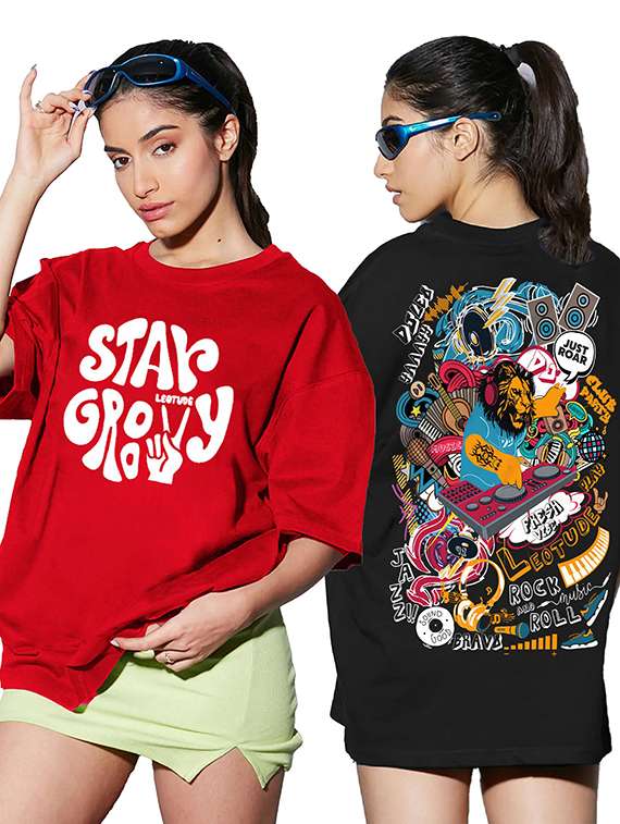 women pack of 2 short sleeve t-shirt