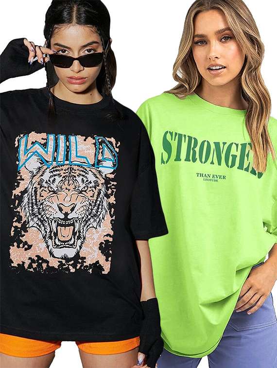 women pack of 2 short sleeve t-shirt