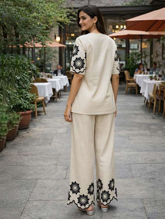 women white co-ord set - 22455563 -  Standard Image - 3