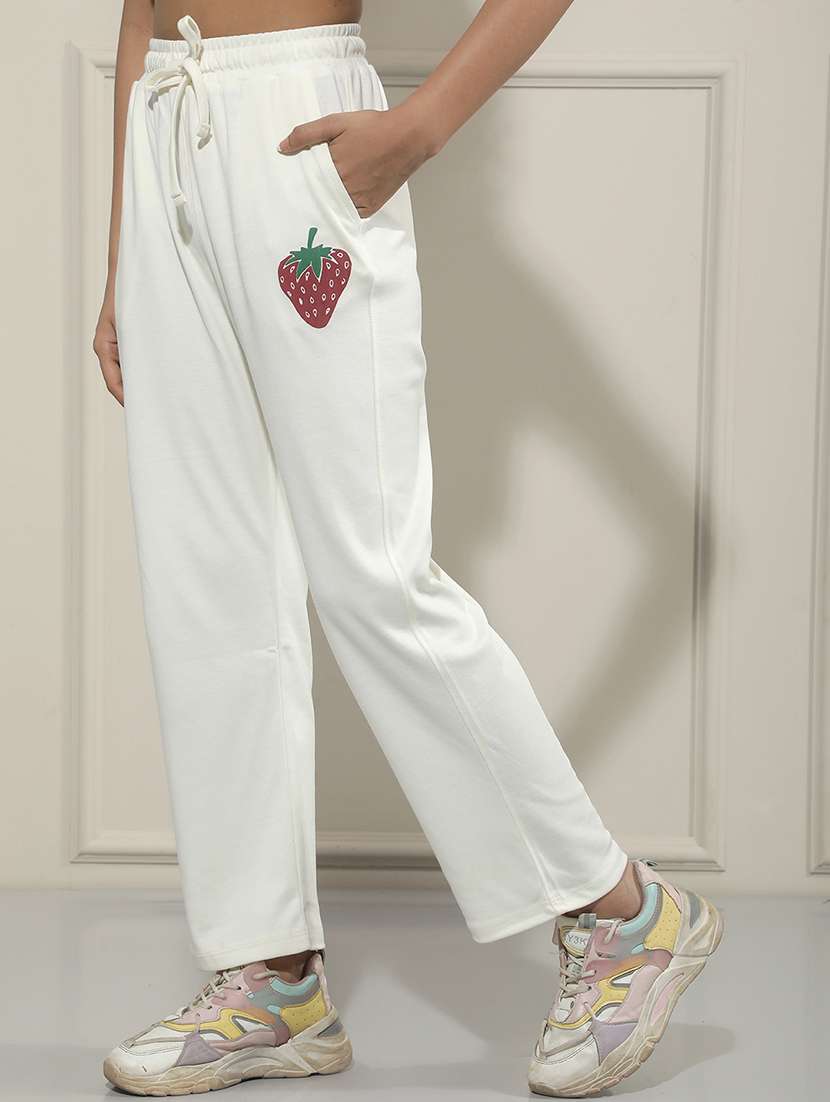 girl white cotton blend sportswear