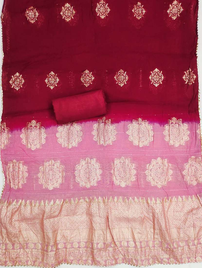 women self design unstitched suit set - 22456135 -  Standard Image - 3
