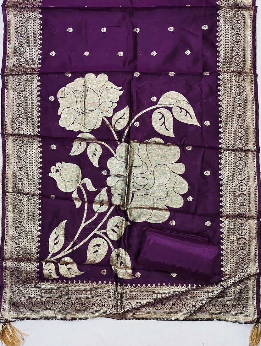 women self design unstitched suit set - 22456160 -  Standard Image - 3