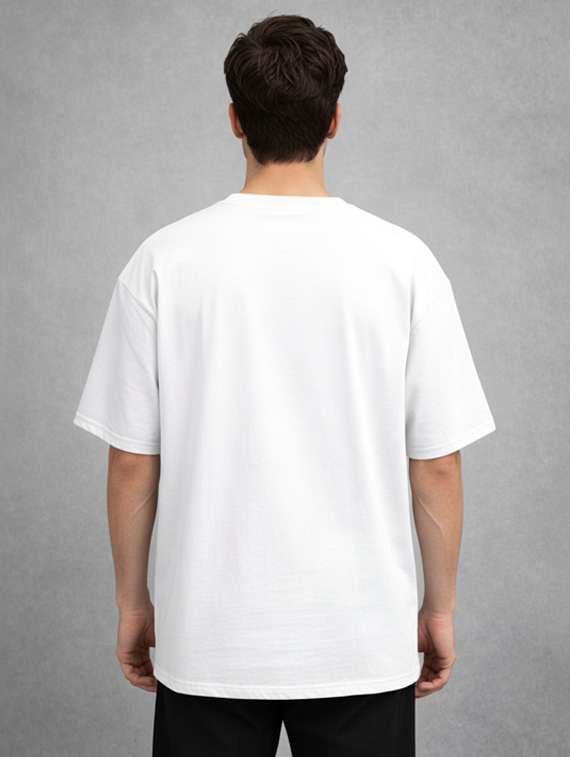 Men Typographic Short Sleeve Oversized T-shirt - 22456302 -  Standard Image - 3