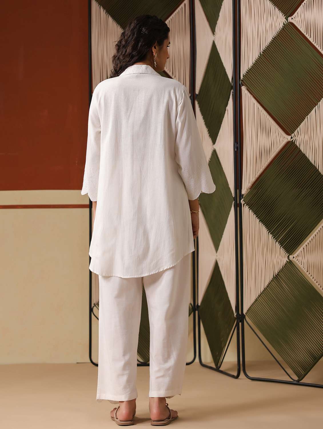 women white co-ord set - 22456326 -  Standard Image - 3