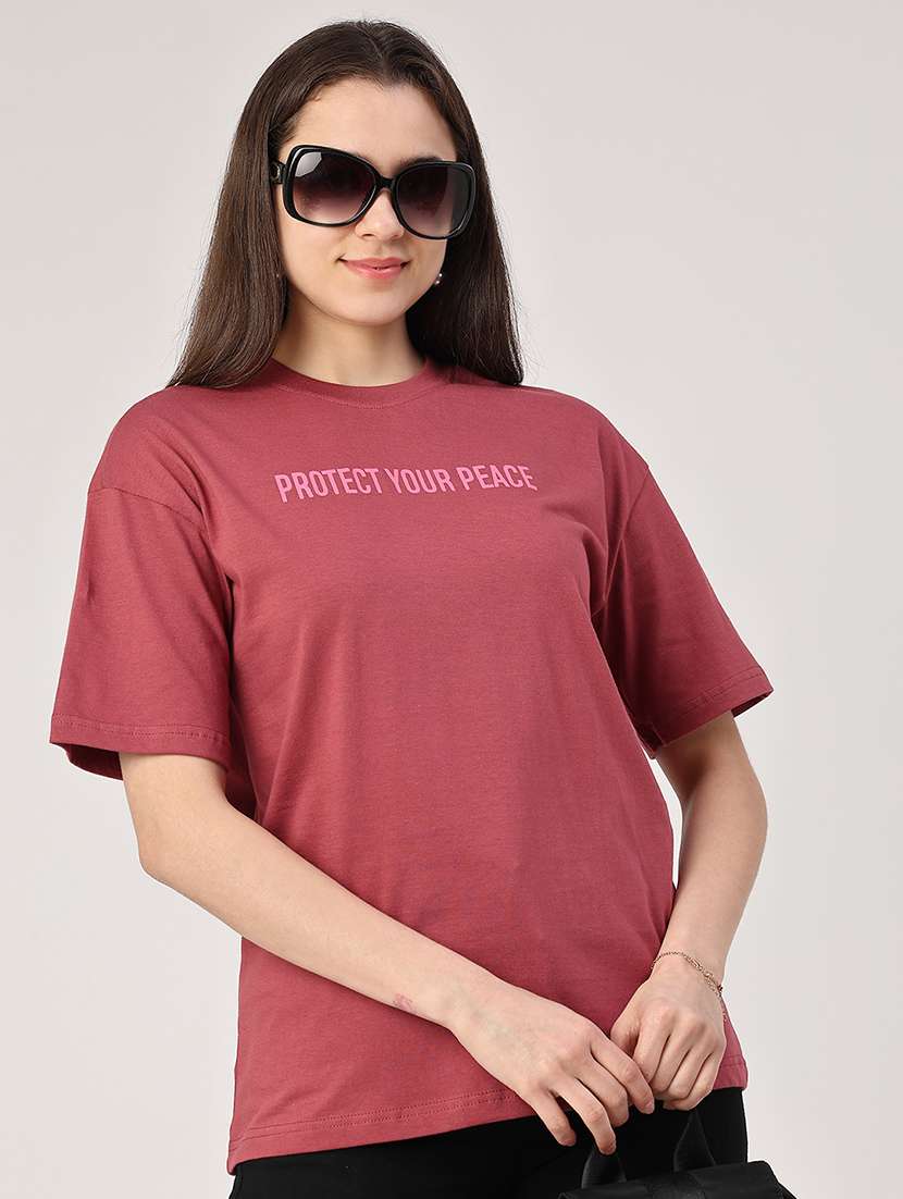 women printed short sleeve t-shirt