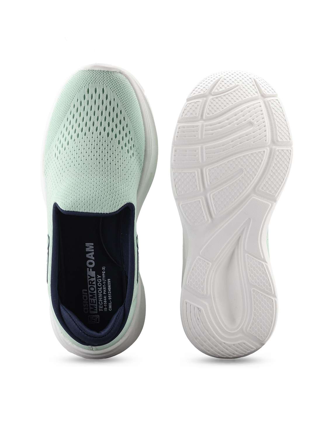 women green slip on casual shoe - 22456508 -  Standard Image - 5