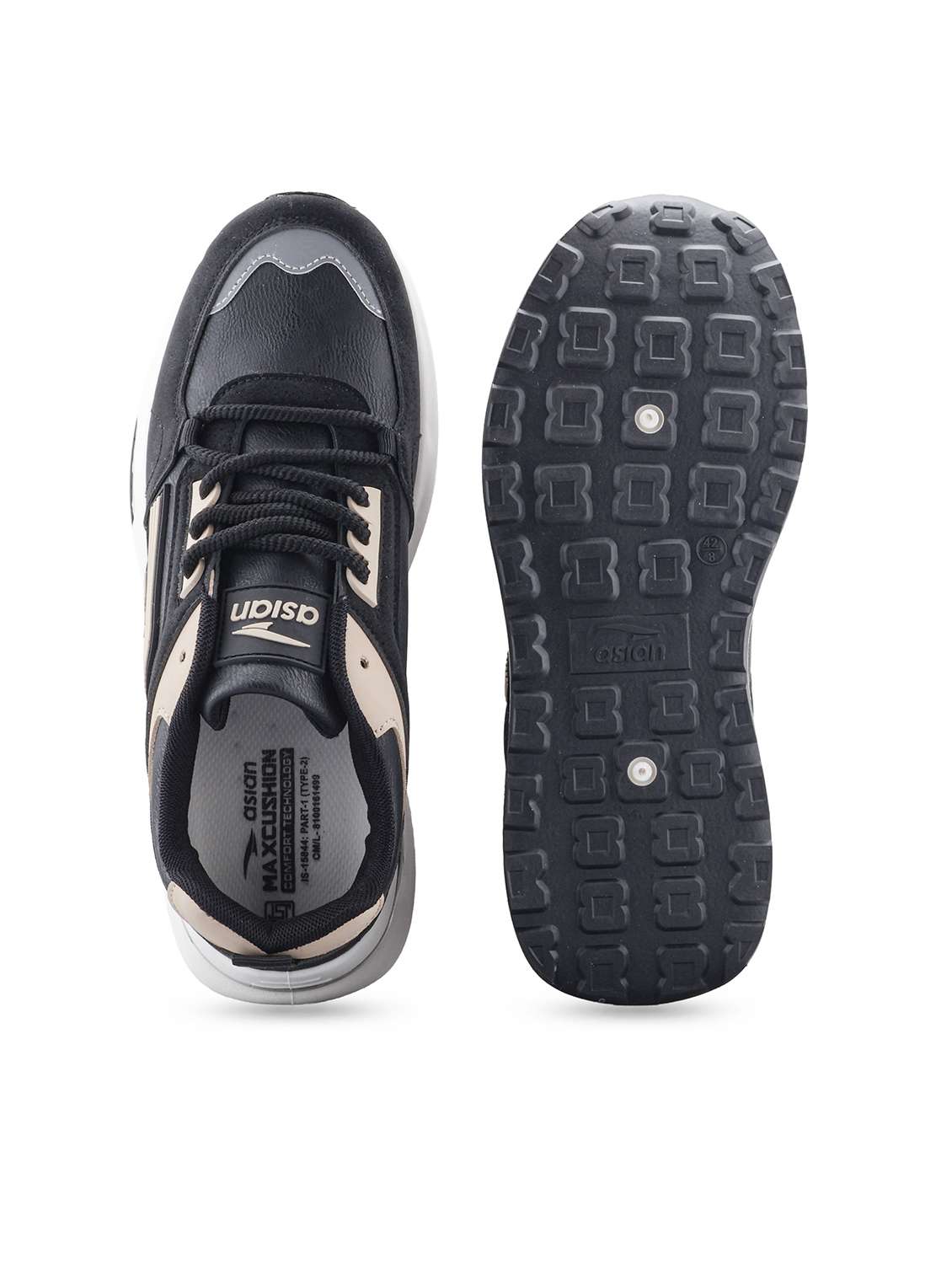 men black lace up sneaker - 22456517 -  Standard Image - 5