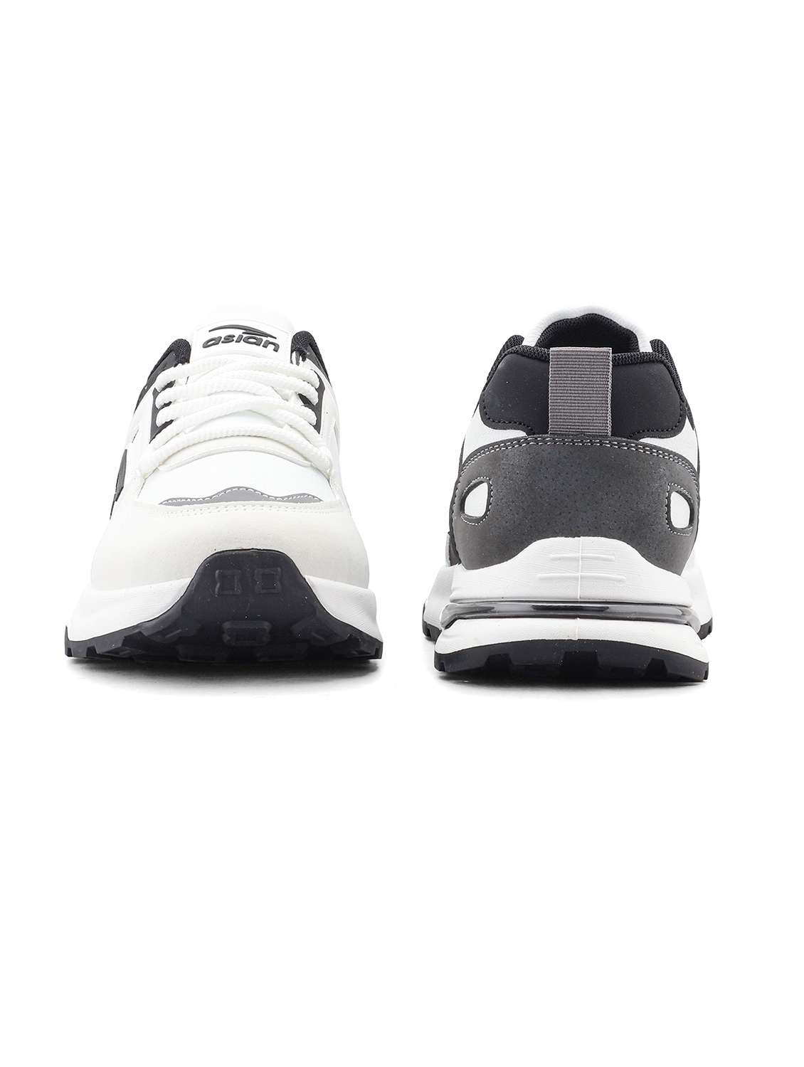 men white lace up sneaker - 22456519 -  Standard Image - 3
