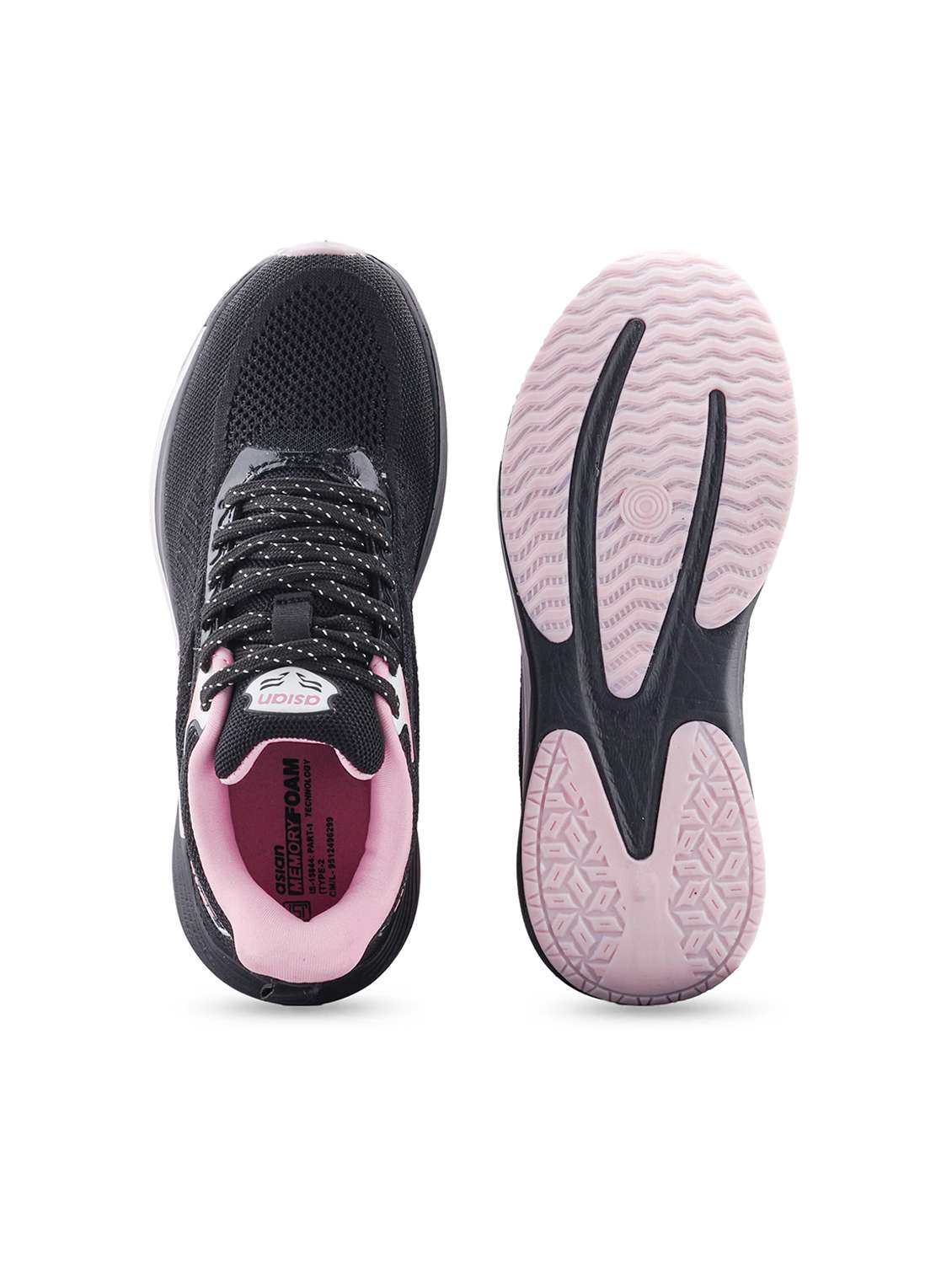 women black lace-up sports shoe - 22456527 -  Standard Image - 5