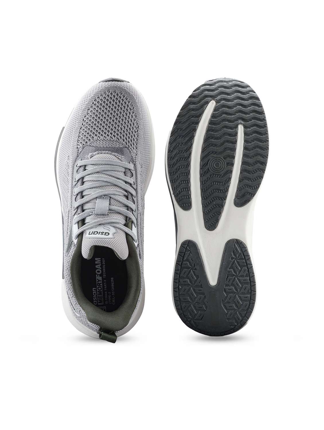 Women Grey Lace-up Sports Shoe - 22456528 -  Standard Image - 5