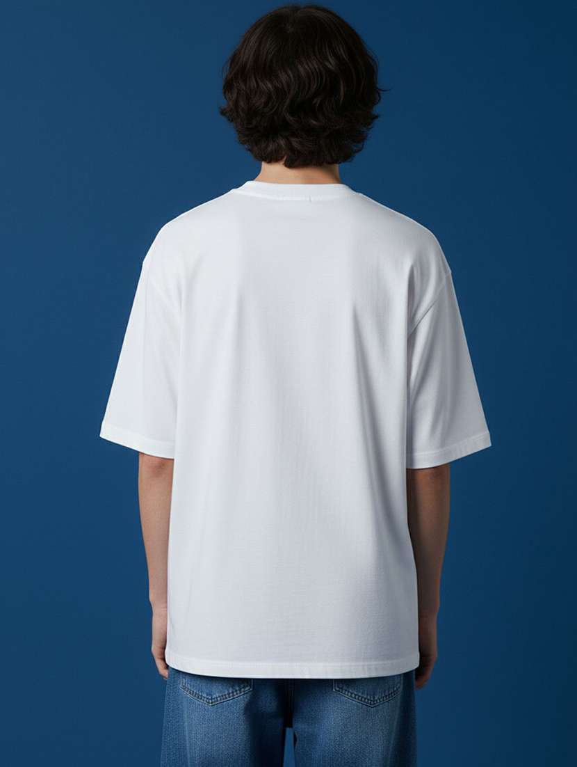 men graphic short sleeve oversized t-shirt - 22456546 -  Standard Image - 3