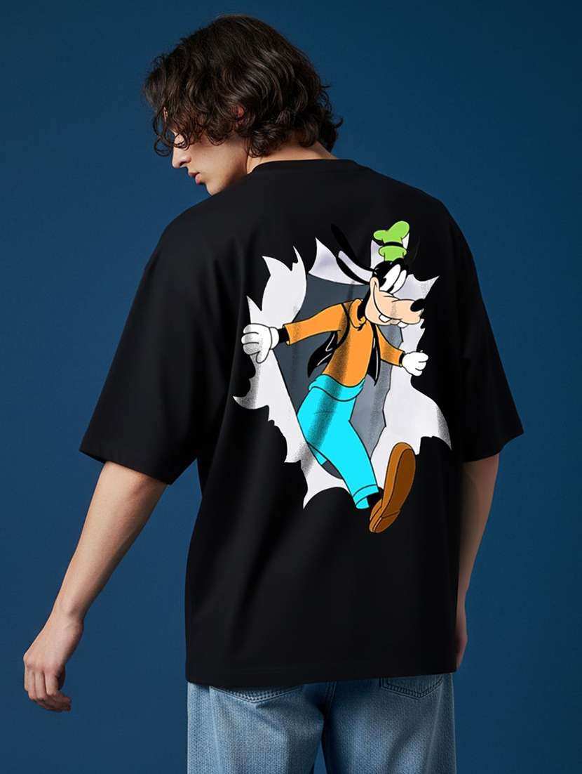 men graphic short sleeve oversized t-shirt