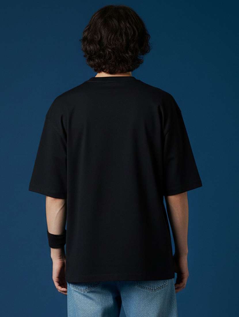 men printed short sleeve oversized t-shirt - 22456558 -  Standard Image - 3