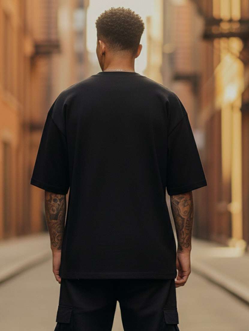men printed short sleeve oversized t-shirt - 22456560 -  Standard Image - 3