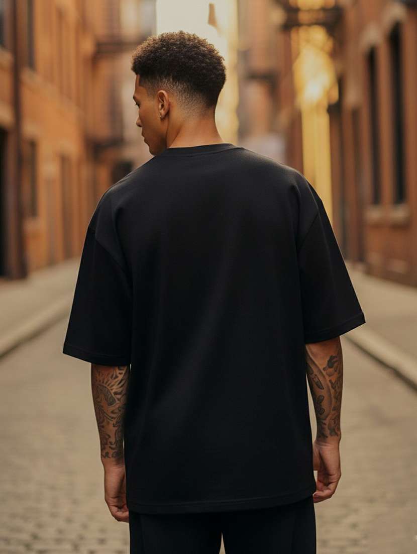 men graphic short sleeve oversized t-shirt - 22456566 -  Standard Image - 3