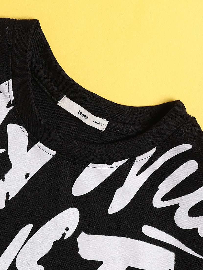 boys printed round neck short sleeves t-shirt - 22456884 -  Standard Image - 3