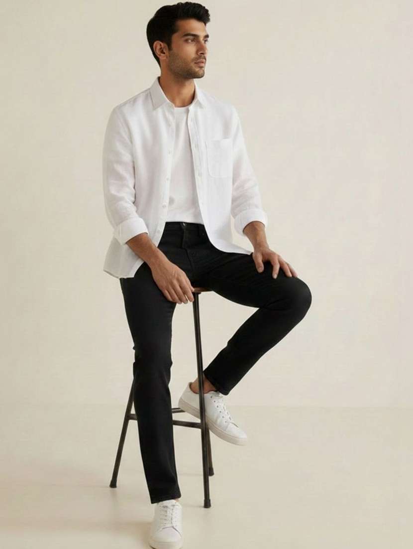 men black denim jeans - 22456885 -  Standard Image - 3