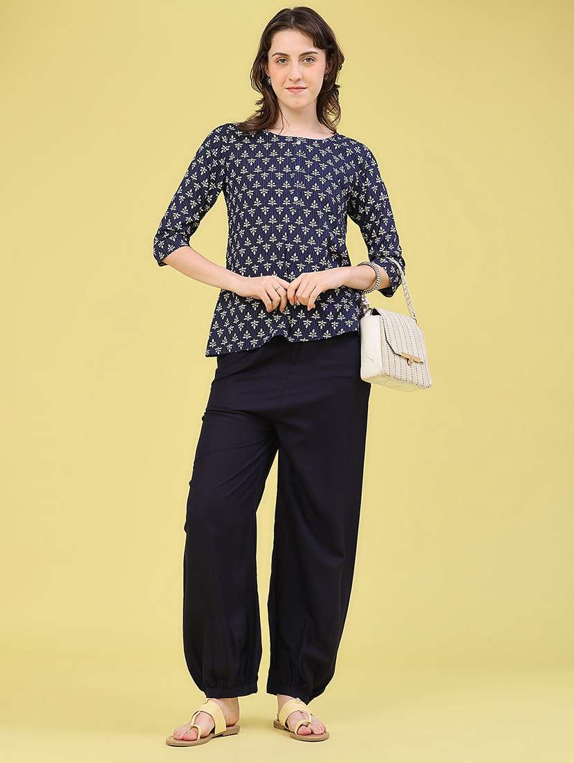 Women Solid Mid Rise Regular Salwar - 22456966 -  Standard Image - 5