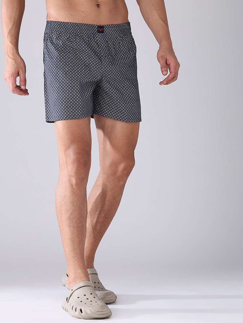men printed mid rise regular fit boxers - 22456972 -  Standard Image - 3