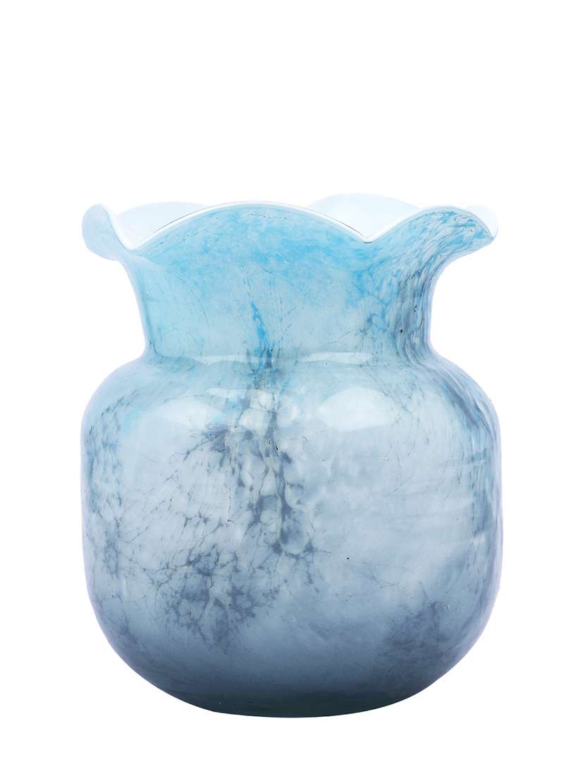  textured glass flower vase - 22457248 -  Standard Image - 3
