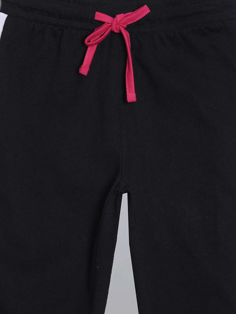 girls side taped mid rise track pant - 22457325 -  Standard Image - 5