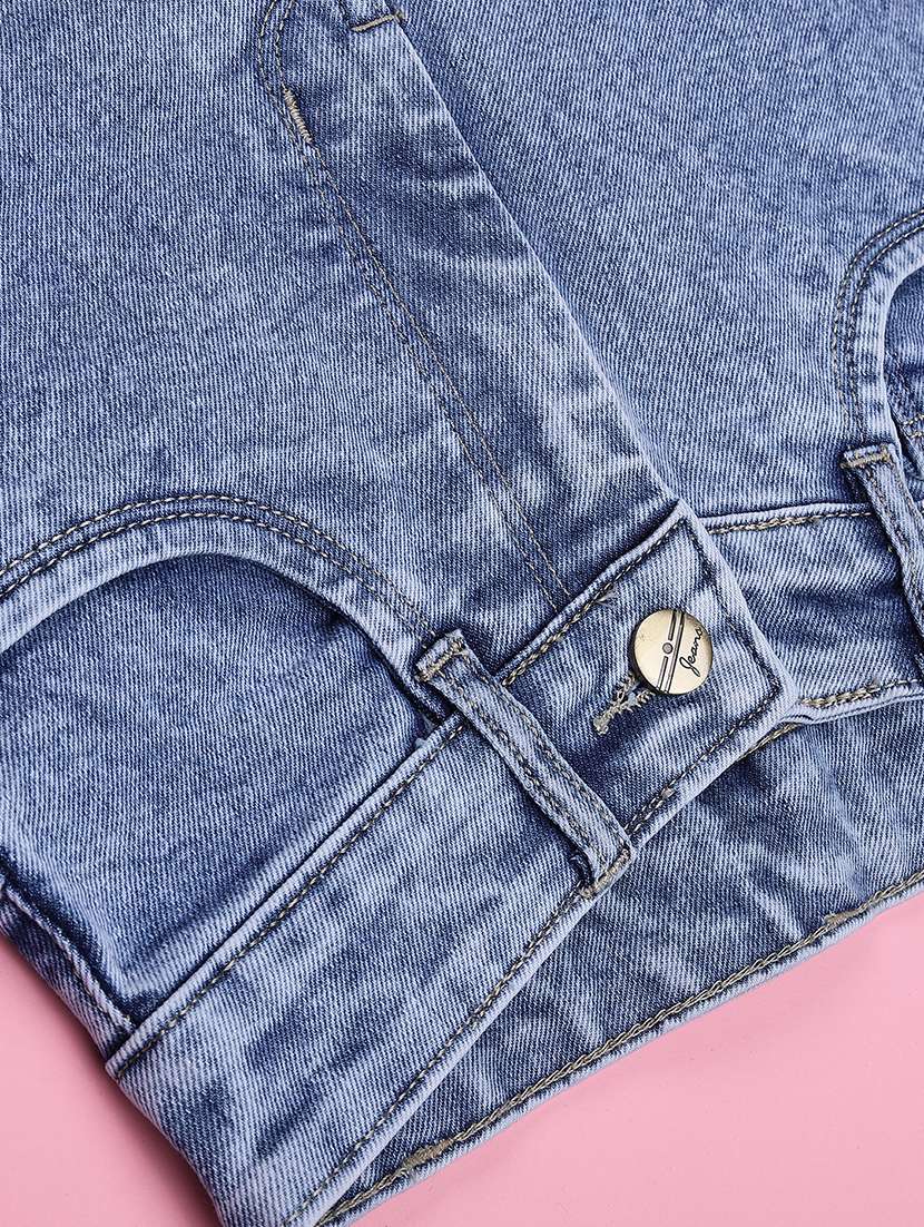 girls solid mid rise wide leg jeans - 22457503 -  Standard Image - 3