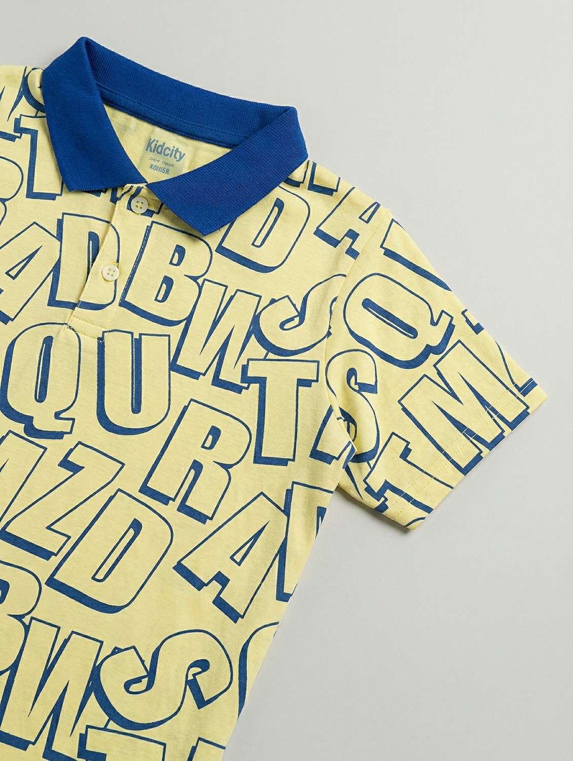 boys yellow cotton blend t-shirt - 22457660 -  Standard Image - 3