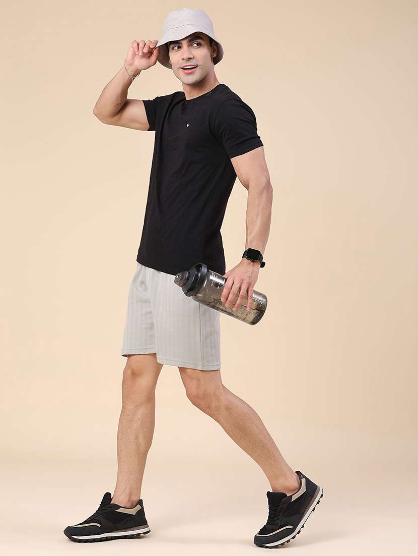 men self design mid rise regular fit shorts - 22457750 -  Standard Image - 5