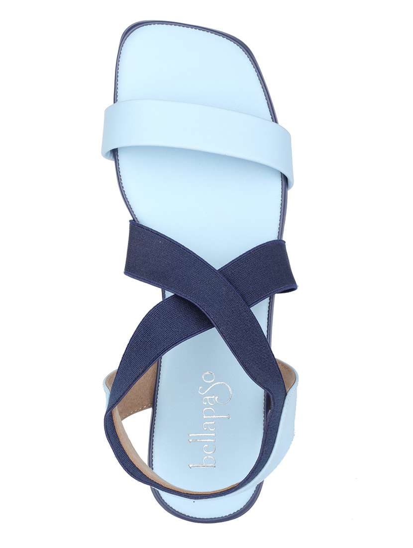 Women Solid Ankle Strap Flat Sandal - 22458022 -  Standard Image - 3