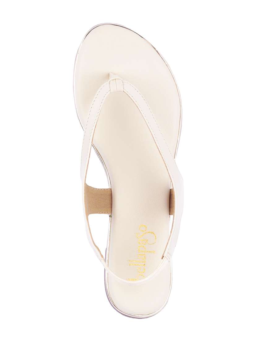 women solid back strap sandal - 22458034 -  Standard Image - 3