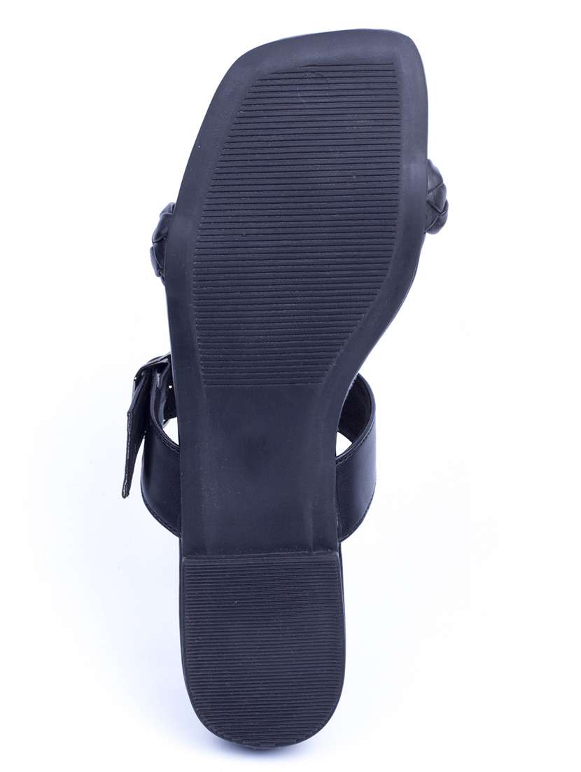 Women Textured Slip On Flat Sandal - 22458038 -  Standard Image - 5