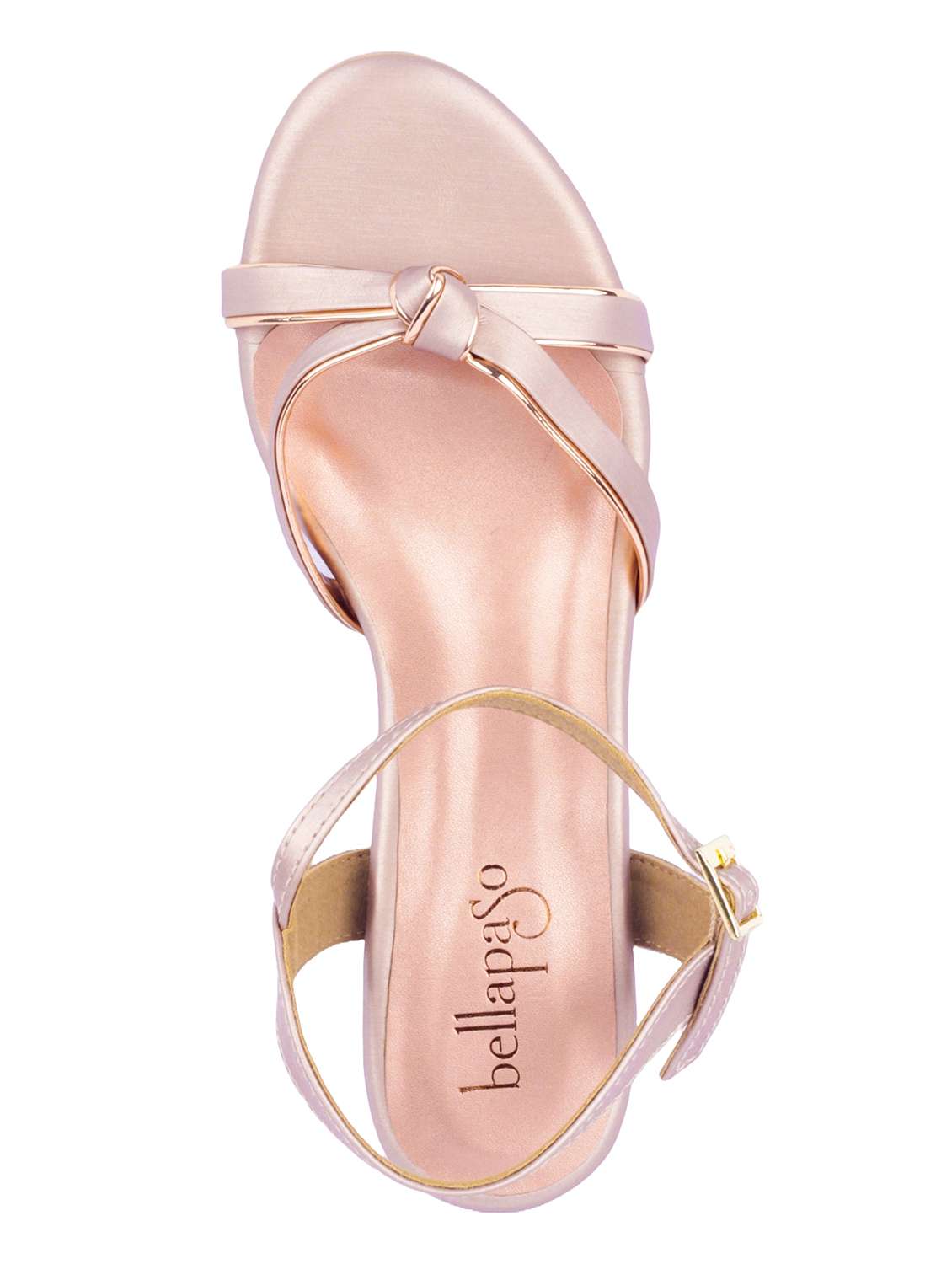 women metallic block heel sandals - 22458050 -  Standard Image - 3