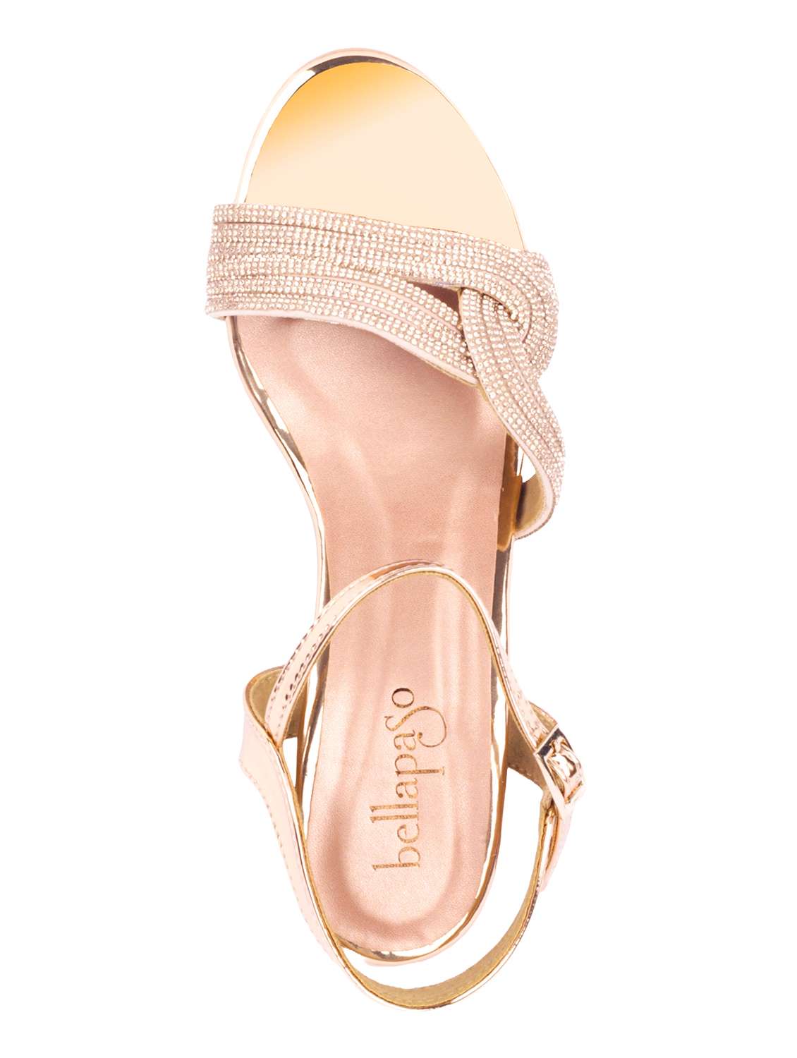 women gold null sandal - 22458052 -  Standard Image - 3