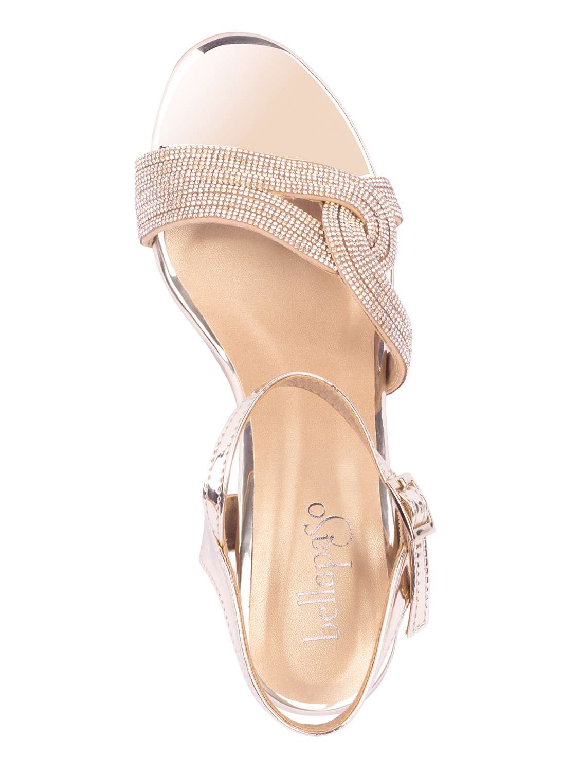 women gold null sandal - 22458053 -  Standard Image - 3