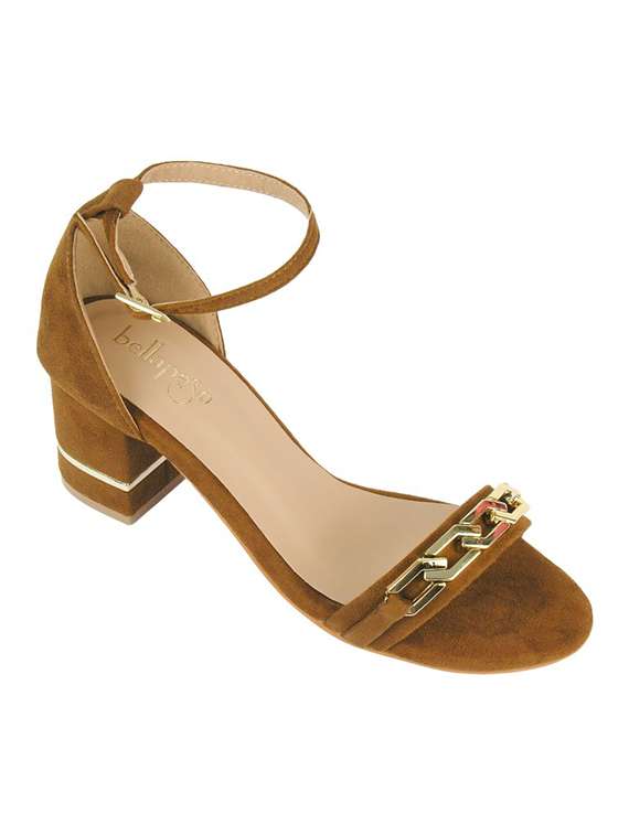 women embellished ankle strap sandal