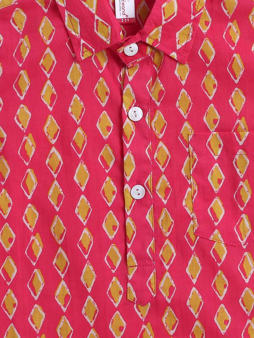 kids cotton kurta sets  - 22458169 -  Standard Image - 3