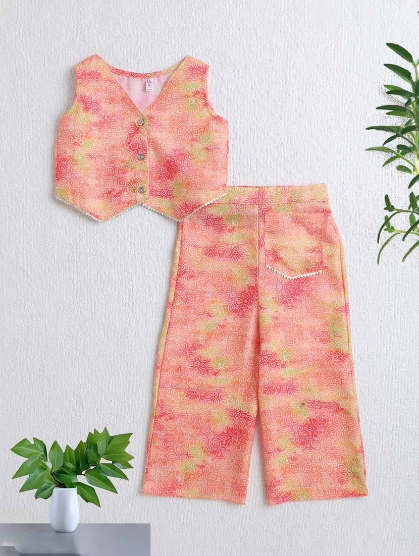 kurta sets floral print casual wear