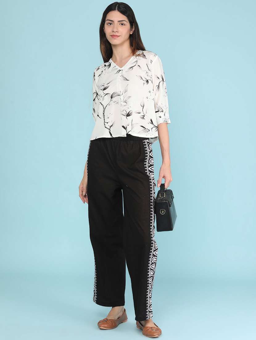 Women Printed Three Quarter Sleeves Regular Top - 22458474 -  Standard Image - 5