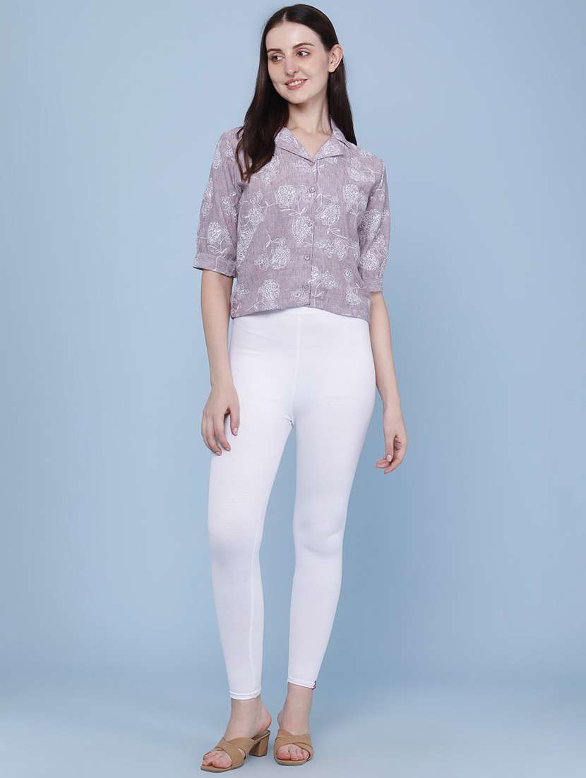 women printed collared regular shirt - 22458475 -  Standard Image - 5