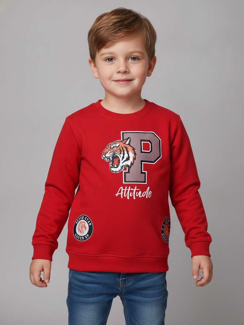 boys printed long sleeves sweatshirt
