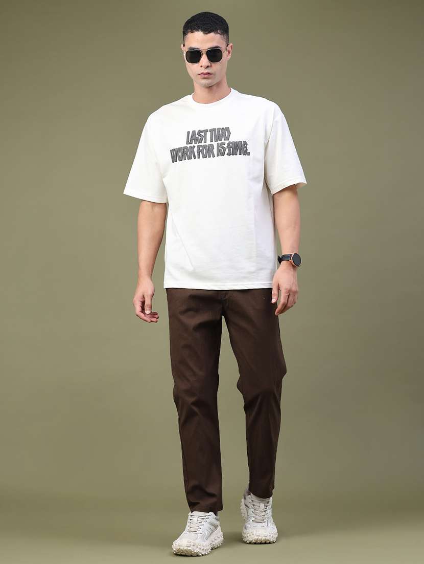 men textured mid rise flat front trouser - 22459842 -  Standard Image - 5