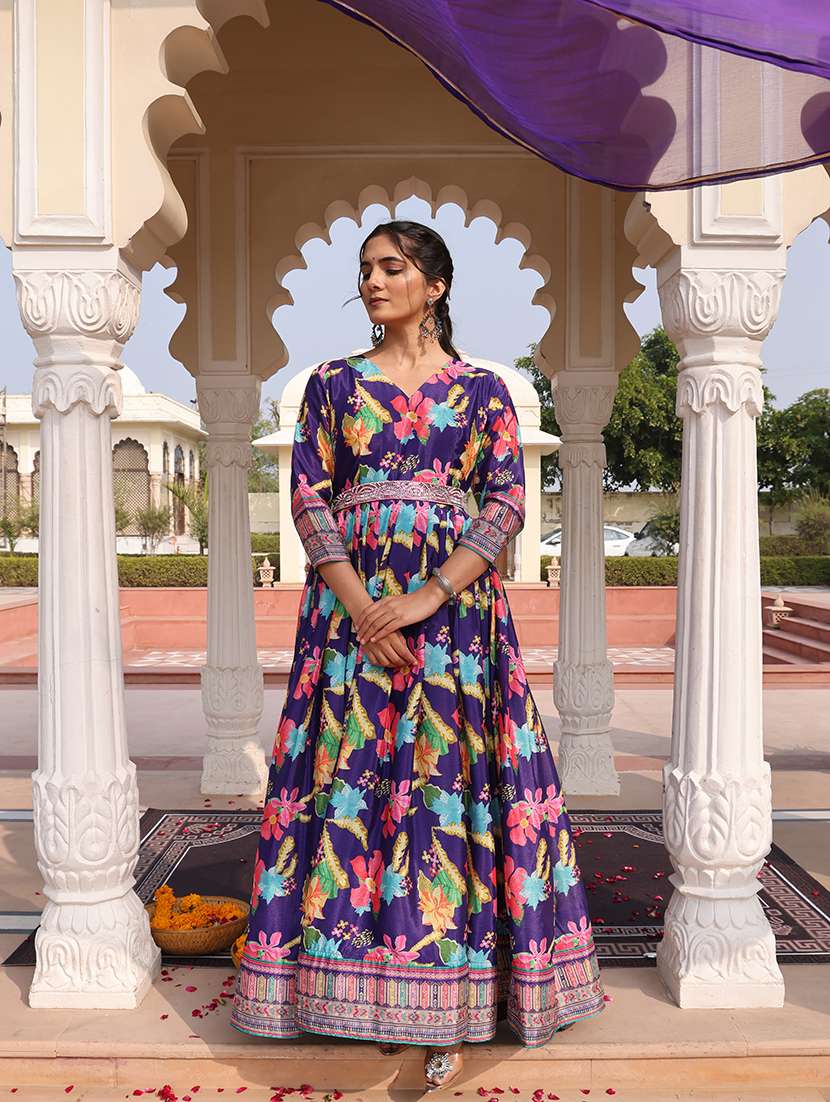 Women Printed Unstitched Suit - 22460003 -  Standard Image - 3
