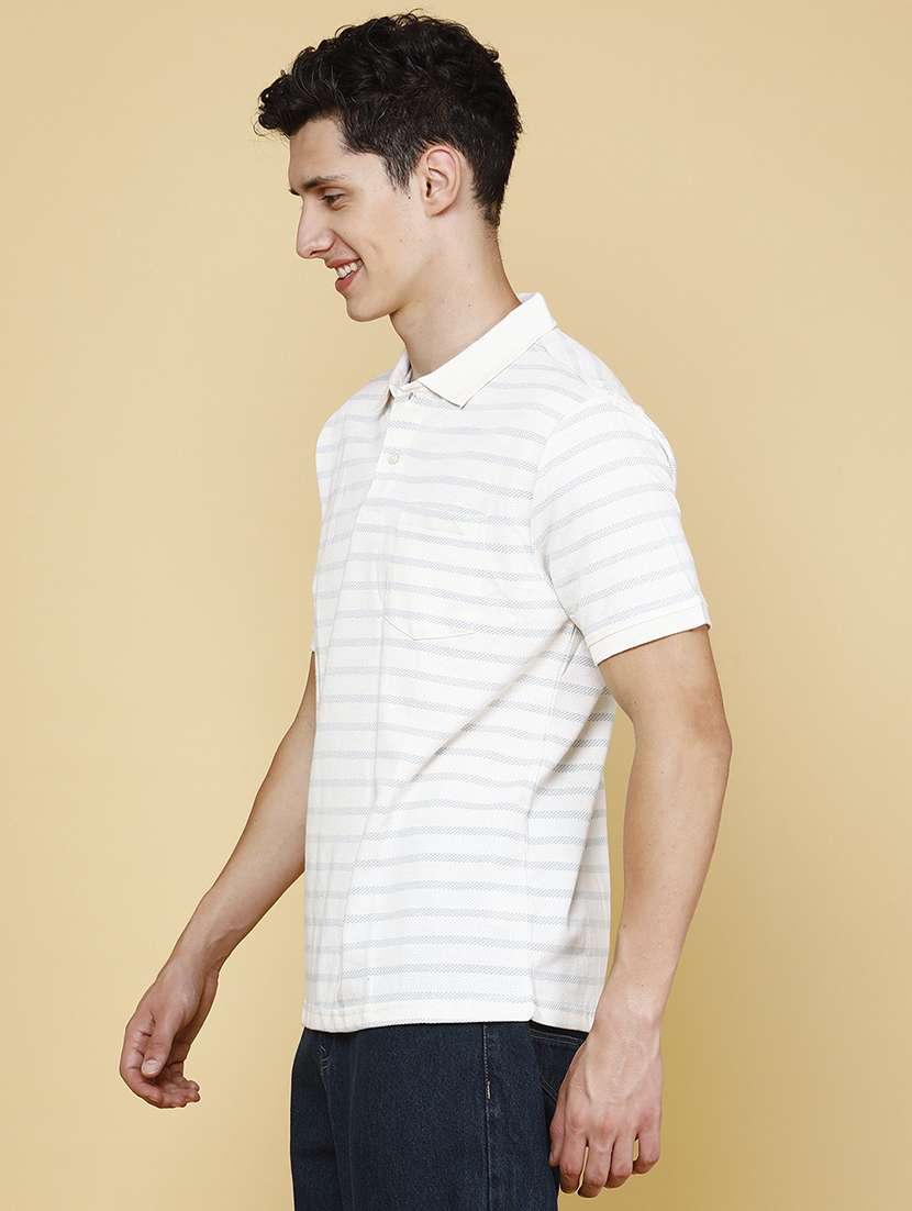 men self design short sleeves polo t-shirt - 22460208 -  Standard Image - 3