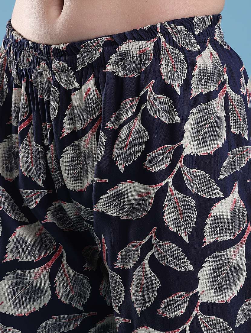 women printed three quarter sleeve ethnic co-ord set - 22460342 -  Standard Image - 5