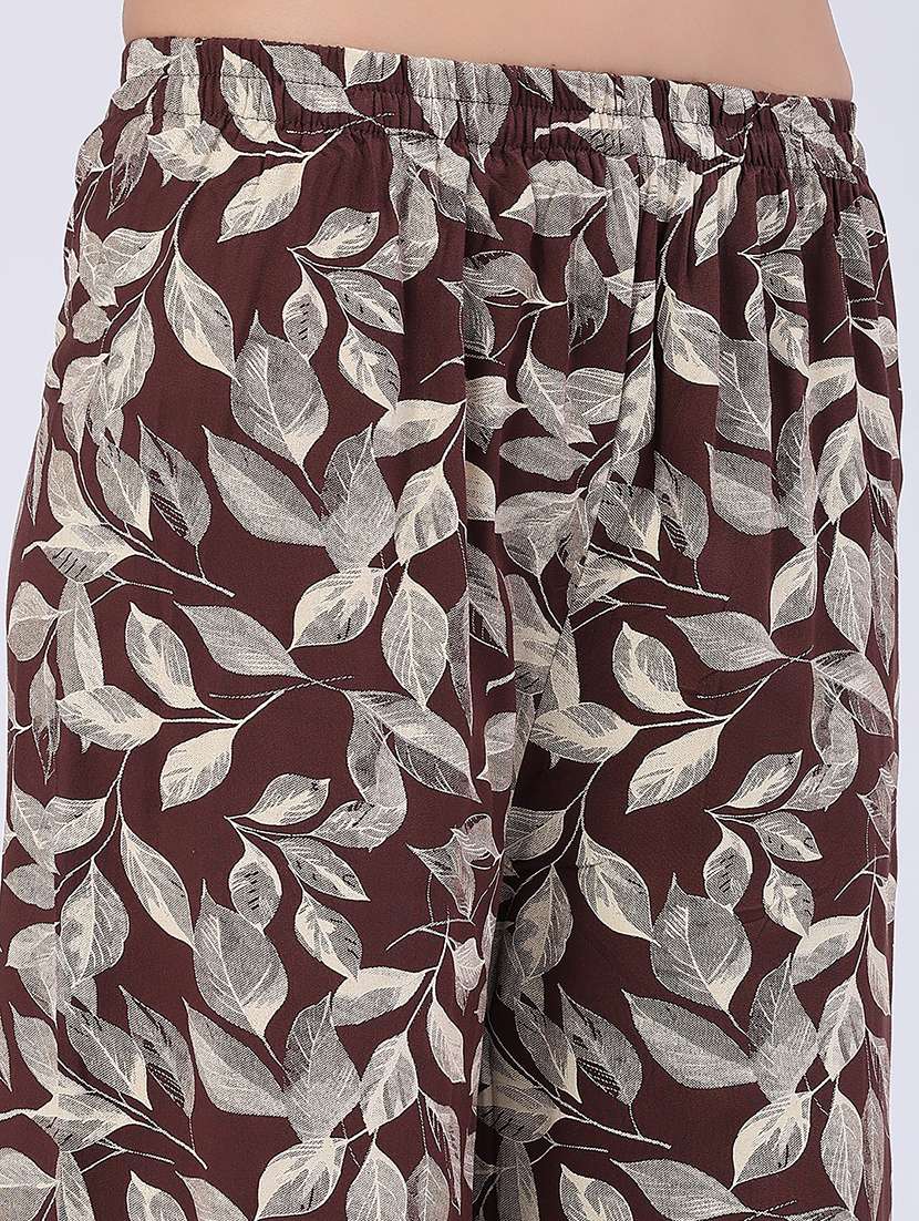 women printed three quarter sleeve ethnic co-ord set - 22460343 -  Standard Image - 5