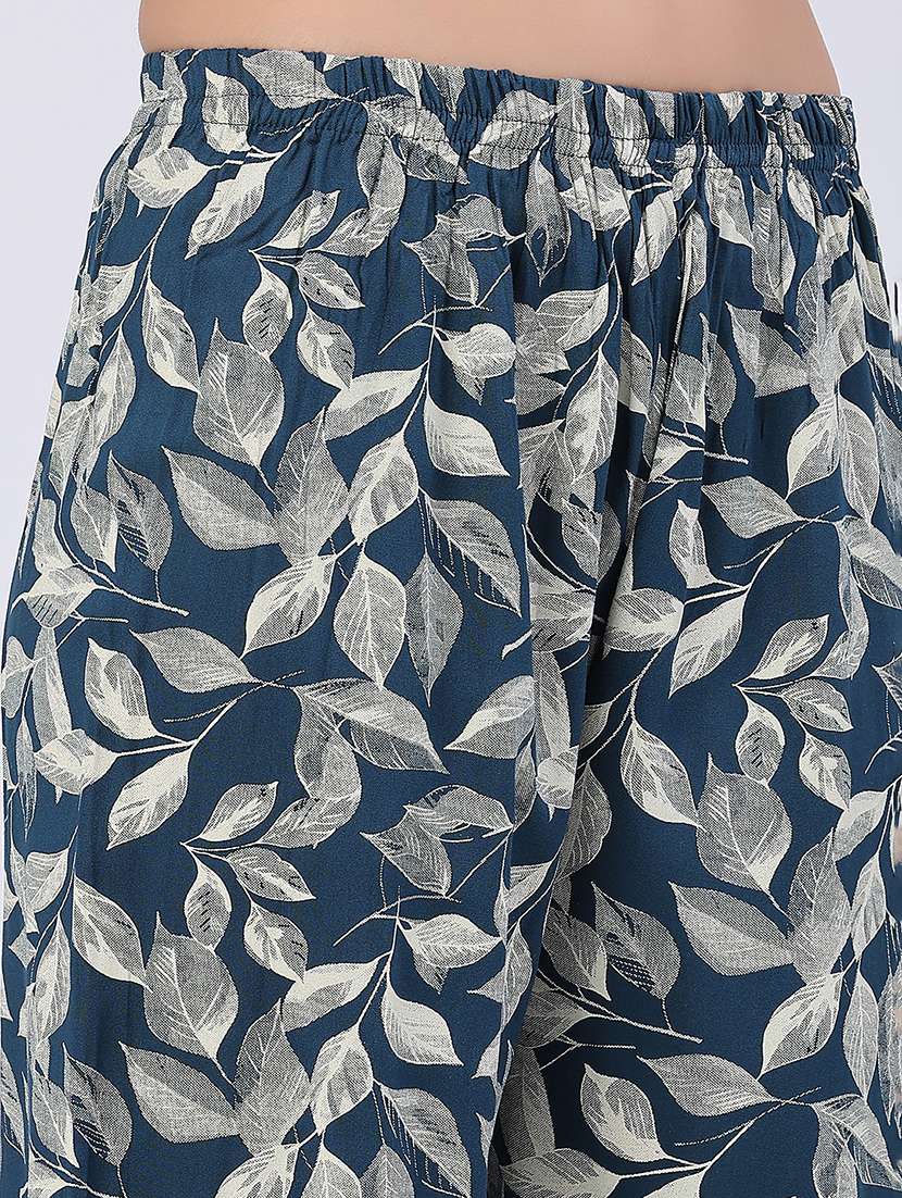 women printed three quarter sleeve ethnic co-ord set - 22460347 -  Standard Image - 5