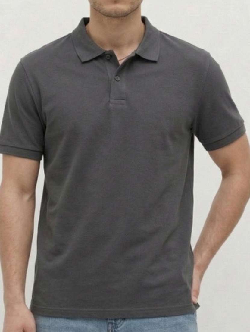 men solid short sleeve regular fit polo t-shirt - 22460546 -  Standard Image - 3